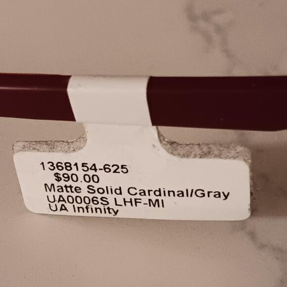 UNDER ARMOUR Sunglasses Infinity Matte Cardinal Burgundy Frame Mirrored Lens NEW - Picture 8 of 8